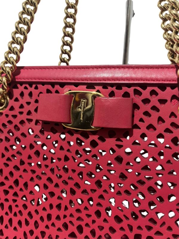 BOLSA SALVATORE FERRAGAMO VERMELHA - Imagem 7