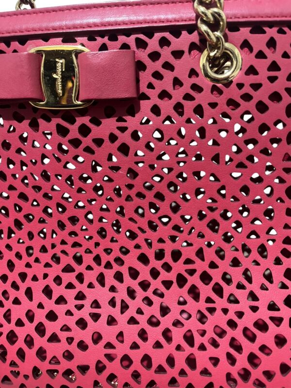 BOLSA SALVATORE FERRAGAMO VERMELHA - Imagem 9